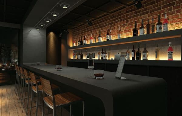 ĐÁ nhân tạo solid surface quầy bar