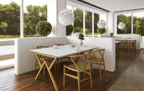 Đá Solid làm bàn ăn