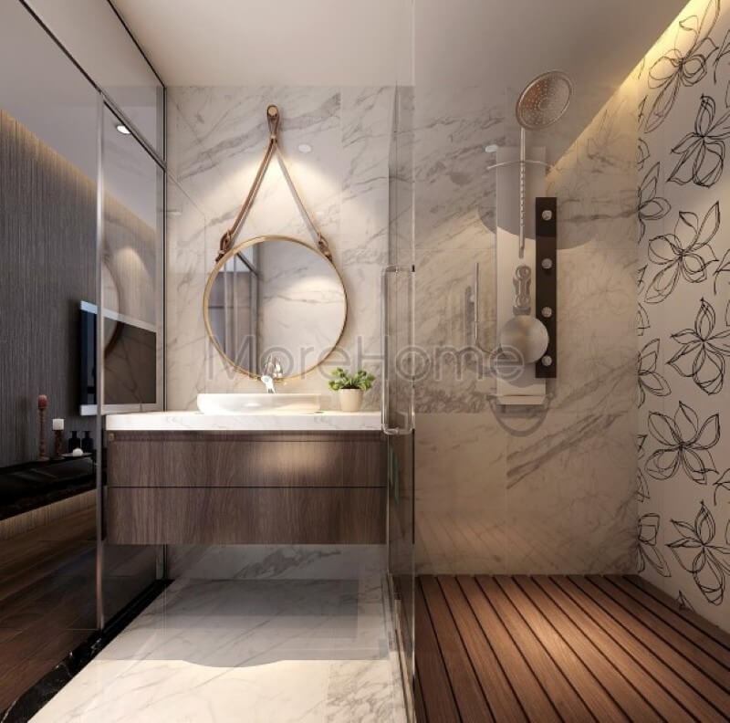 đá ốp tường phòng tắm