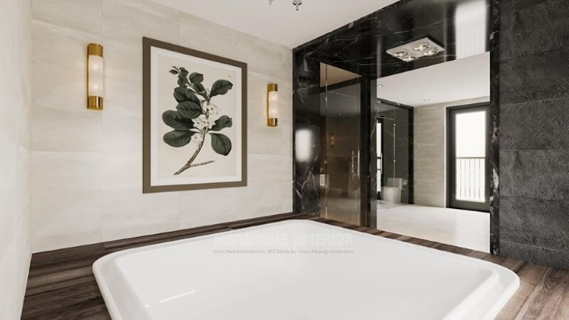 đá ốp tường phòng tắm