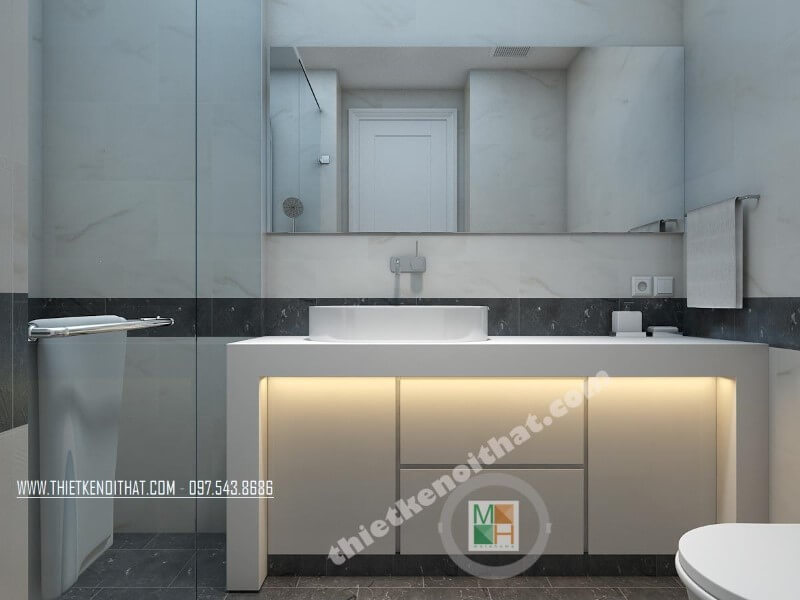 đá ốp tường phòng tắm
