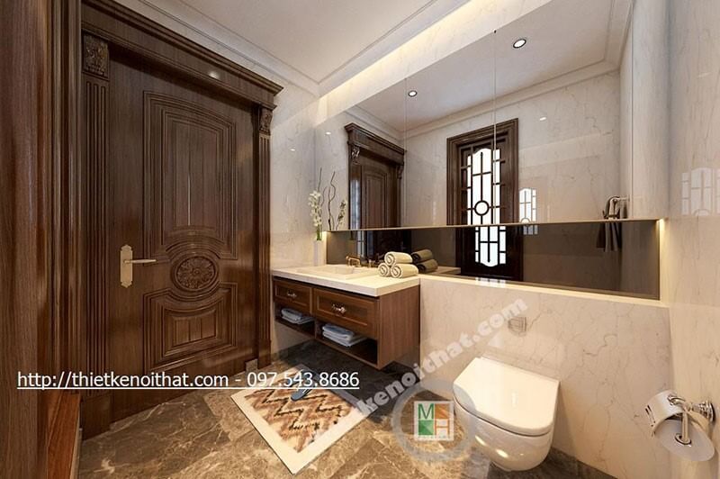 đá ốp tường phòng tắm