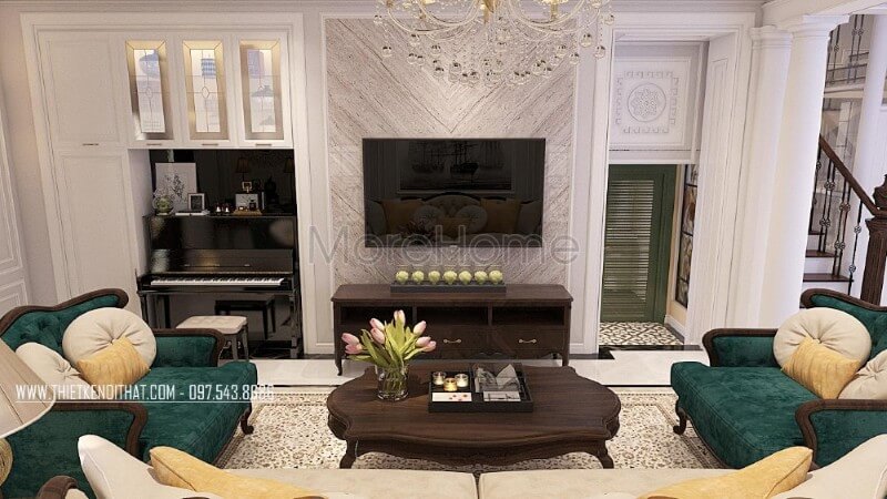 Lựa chọn đá tự nhiên ốp tường phòng khách mang lại vẻ đẹp thân thiện mà không kém phần sang trọng đá ốp phòng khách cao cấp