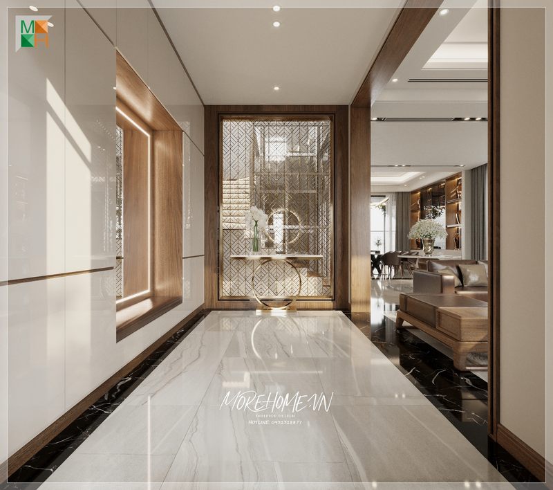 Đá lát sàn với vân độc đáo góp phần mang đến sự sang trọng và tinh tế cho không gian sống của gia đình Việt.
