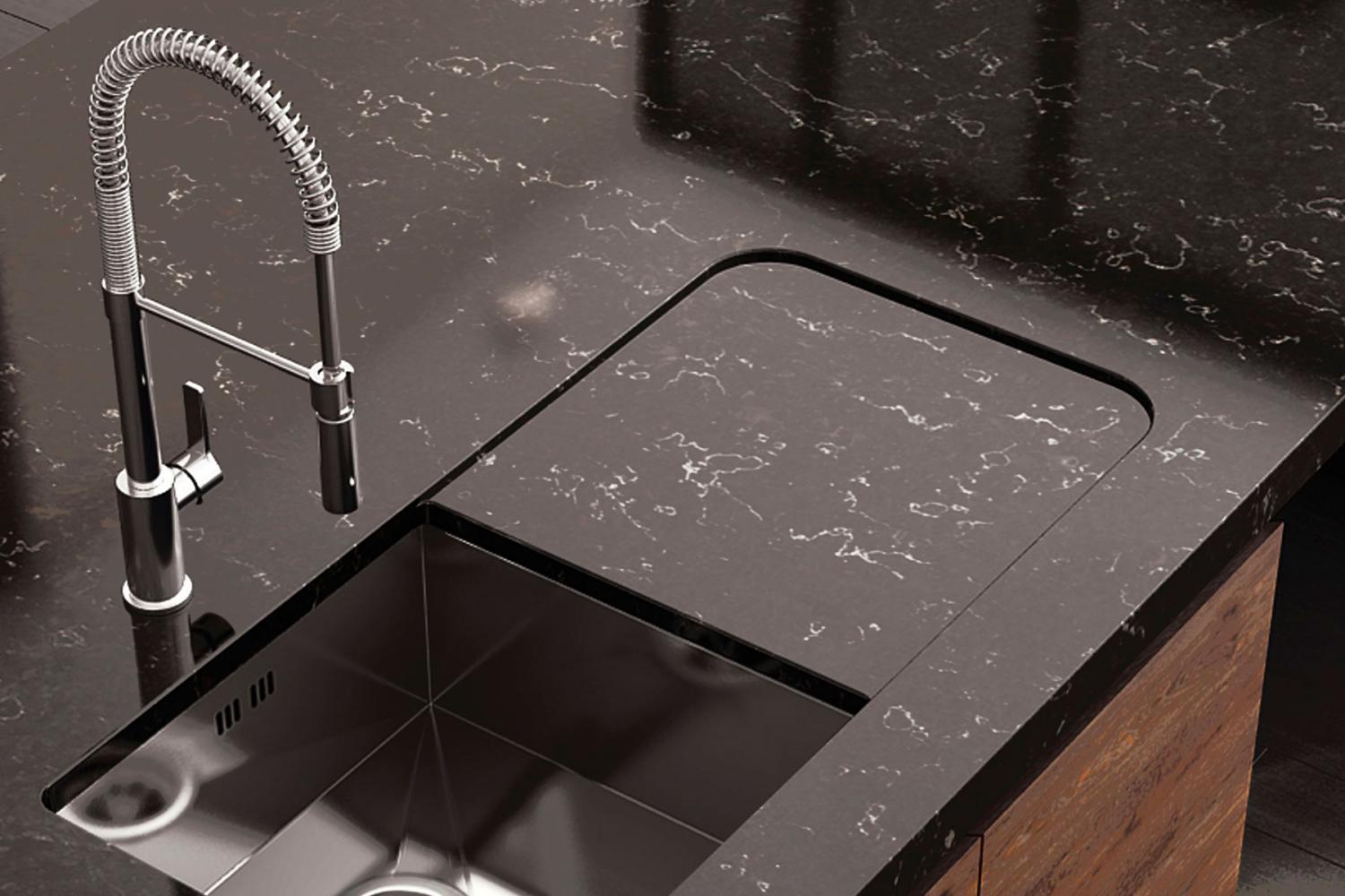 Đá ốp bếp nhân tạo đẹp ở hà nội