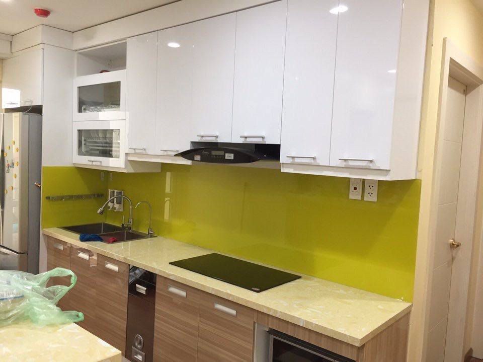 Giải pháp ốp mặt bếp và tường bếp bằng đá HIMACS liền khối 