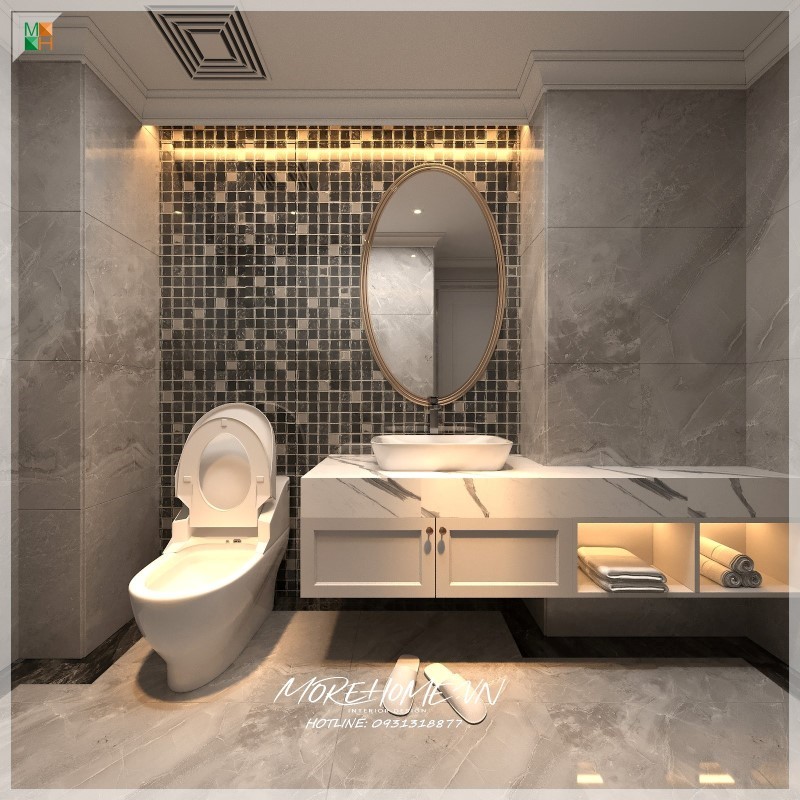 bàn đá lavabo chậu nổi