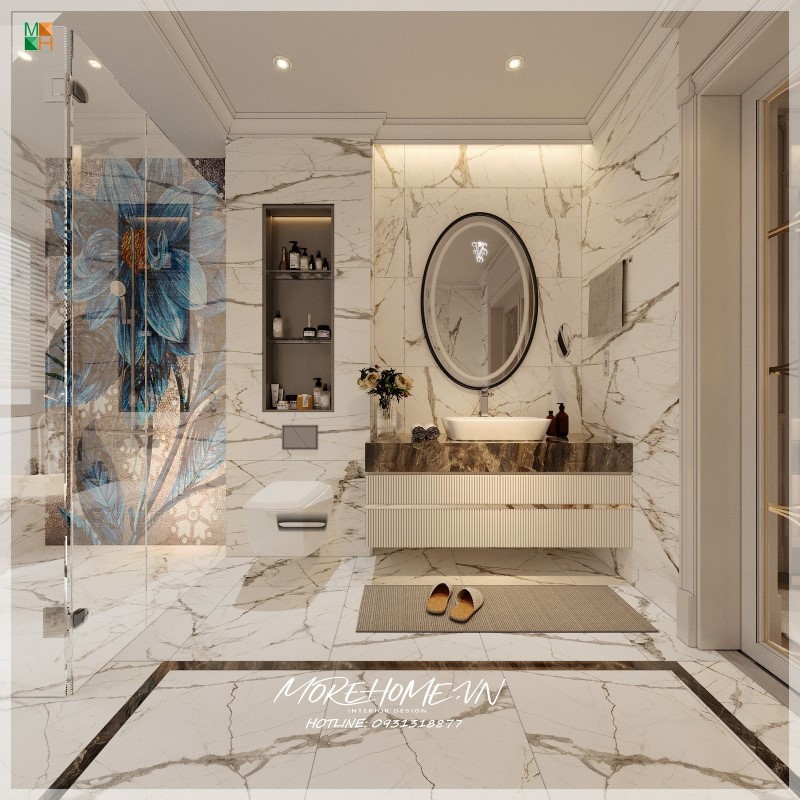 bàn đá lavabo chậu nổi