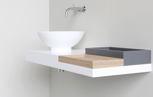 Đá Solid Surface làm Lavabo
